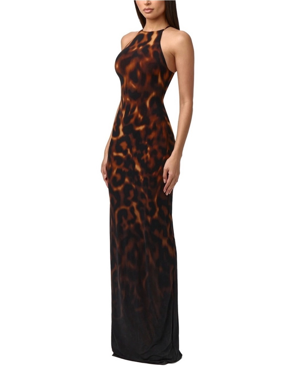 Naked Wardrobe Bare Body Tortoise Maxi Dress